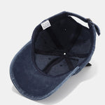 Velvet Cat Ear Design Washed Baseball Cap