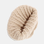 Warm Vintage Cable Knit Beanie Hat