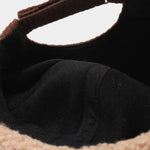 Men Retro Autumn And Winter Thickened Stitching Rimless Hat