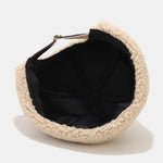 Warm Lamb Fleece Simple Solid Color Brimless Hat