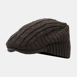 Vintage Knitted Textured Beret Hat