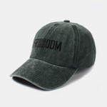 American Freedom Print Washed Baseball Cap