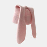 Cozy Knitted Bunny Ears Beanie Hat