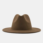 Wide Brim Panama Felt Hat
