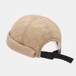 Solid Color Simple Lightweight Soft Down Cotton Warm Melon-shaped Hat
