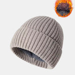 Unisex Warm Thick Windproof Knit Beanie Hat