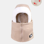 Zippered Windproof Thickened Warm Balaclava Hat