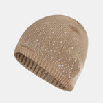 Dual-Sided Sparkling Rhinestone Fashionable Beanie Hat