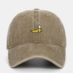 Banana Embroidery Baseball Cap