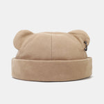 Adjustable Unisex Beanie Hat With Bear Ear Design
