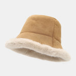 Thick Plush Double-sided Bucket Hat