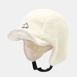 Winter Thickened Plush Warm Earflap Hat Reversible Design For Wearing On Both Sides