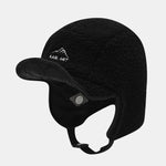 Winter Thickened Plush Warm Earflap Hat Reversible Design For Wearing On Both Sides
