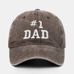Dad Embroidered Washed Cotton Baseball Cap