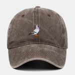 Dove Embroidered Washed Baseball Cap