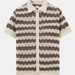 Wave Crochet Shirt