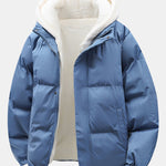 2 In 1 Teddy Hooded Puffer Coat