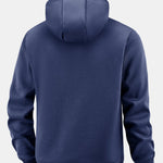 Teddy Lined Zipper Pocket Hoodie