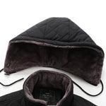 Faux Fur Lined Hooded Quilted Coat