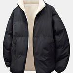 Reversible Teddy Puffer Coat