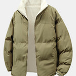 Reversible Teddy Puffer Coat
