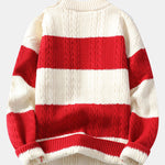 Striped Twist Jacquard Sweater
