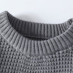 Waffle Crew Neck Sweater