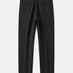 Warm Fleece-Lined Slim Fit Tapered Cropped Trousers