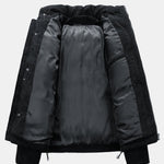 Suede Puffer Coat