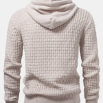 Textured Hooded Sweater