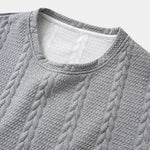 Relax Fit 2-in-1 Twist Jacquard Sweatshirt