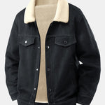 Teddy Lined Suede Jacket
