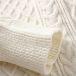 Geometric Jacquard Crew Neck Sweater