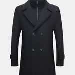 Double Breasted Wool Overcoat