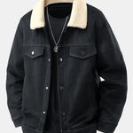 Teddy Lined Suede Jacket