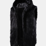 Faux Fur Hooded Vest