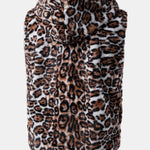 Faux Fur Leopard Hooded Vest