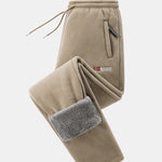 3 Pieces Teddy Lined Straight Leg Polar Fleece Pants