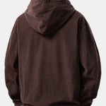 3 Pieces Corduroy Hoodie With Kangaroo Pocket