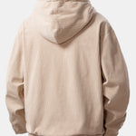 3 Pieces Corduroy Hoodie With Kangaroo Pocket