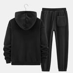 Fleece-Lined Zip Up Hoodie & Jogger Pants