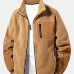 Teddy Fleece Zipper Pocket Jacket