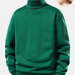 Teddy Fleece Lined Turtle Neck Sweatshirt
