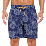 2 In 1 Pineapple Print Swim Shorts