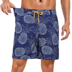 2 In 1 Pineapple Print Swim Shorts