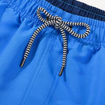3 Pieces Contrast Waistband Swim Shorts