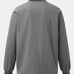 Long Sleeved Number Print V Neck Sweatshirt