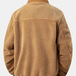 Teddy Fleece Zipper Pocket Jacket
