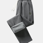 Teddy Fleece Lined Straight Leg Corduroy Pants