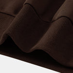 Relax Fit Milano Print Contrast Corduroy Polo Collar Sweatshirt